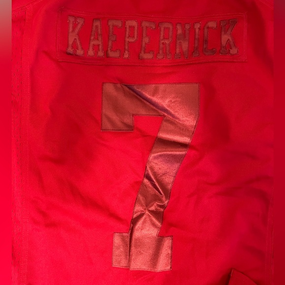 Men's San Francisco 49ers Colin Kaepernick Nike Red Rare Limited Jersey 🔴✊🏿7️⃣ - Picture 2 of 3